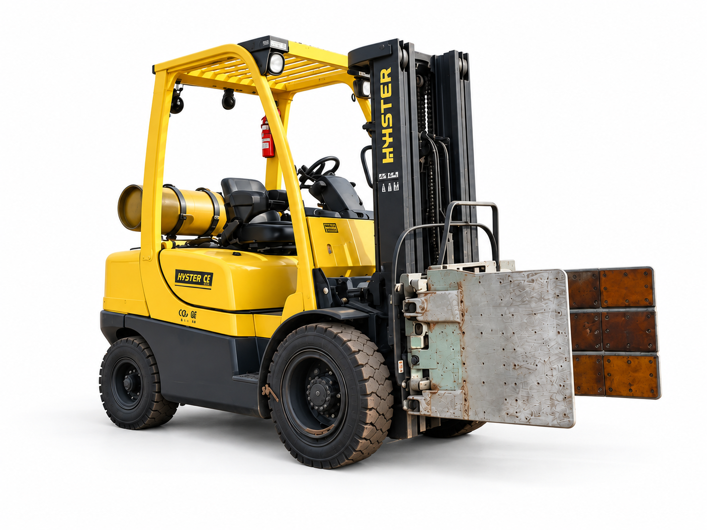 Empilhadeira Hyster com Clamps